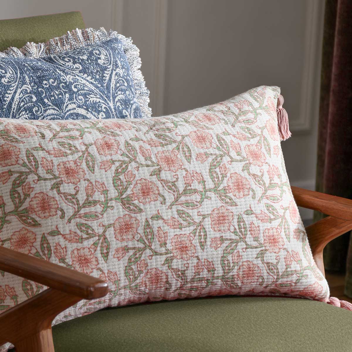 Delphine Cushion Cover / Filled Cushion by Paoletti 6