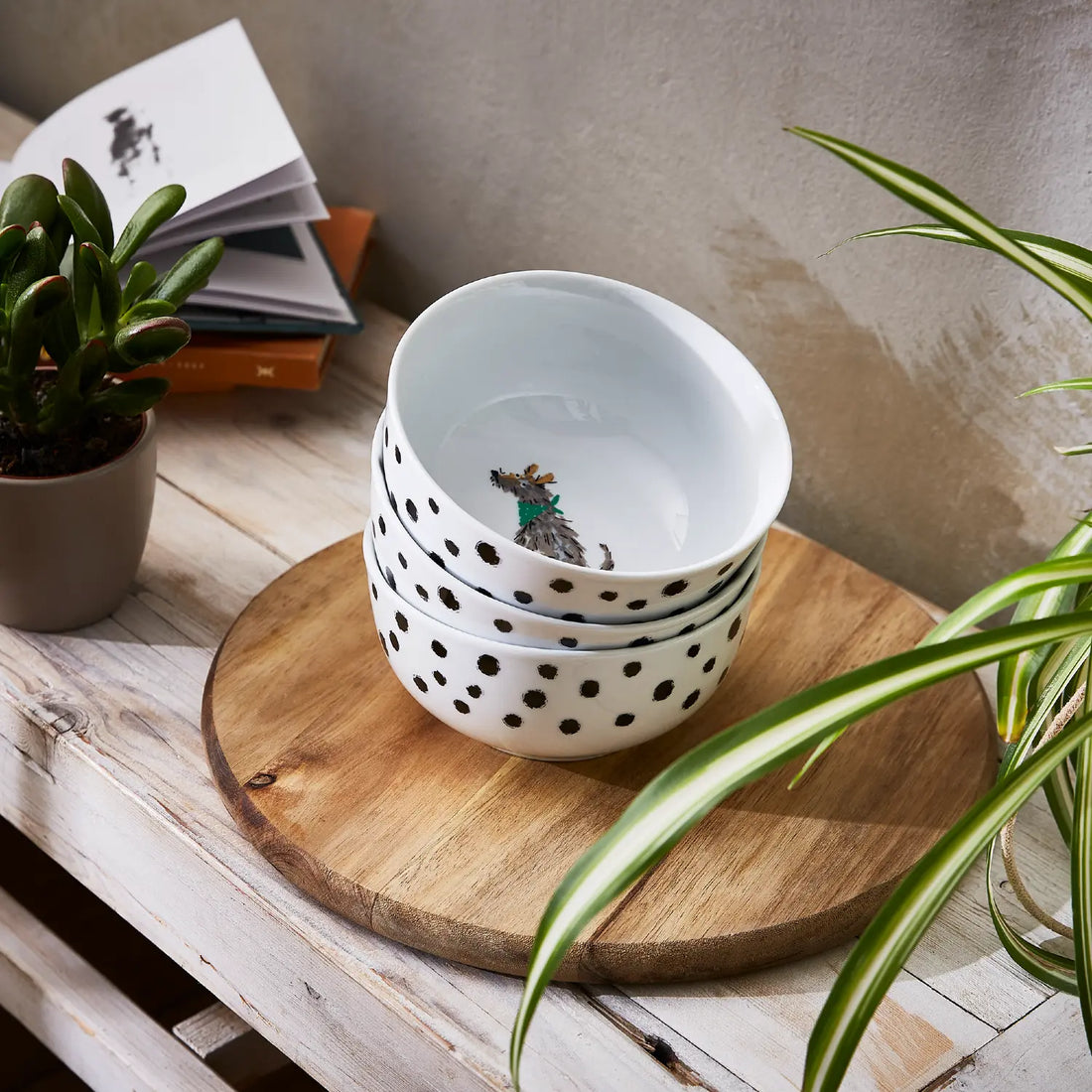 Ulster Weavers Dog Days Dog Print Porcelain Bowl
