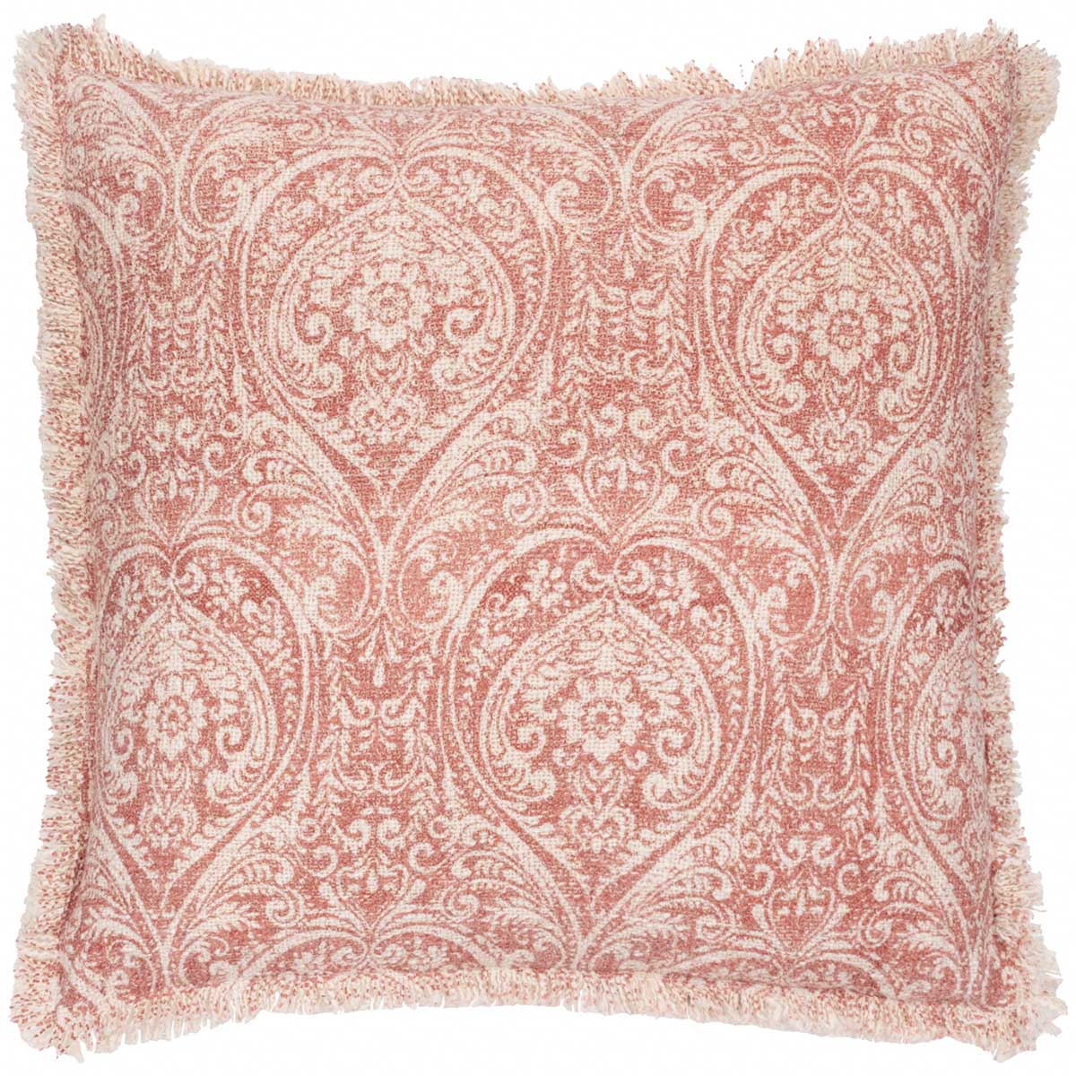 Durelle Cushion Cover / Filled Cushion 20" x 20" (50cm x 50cm) - Coral