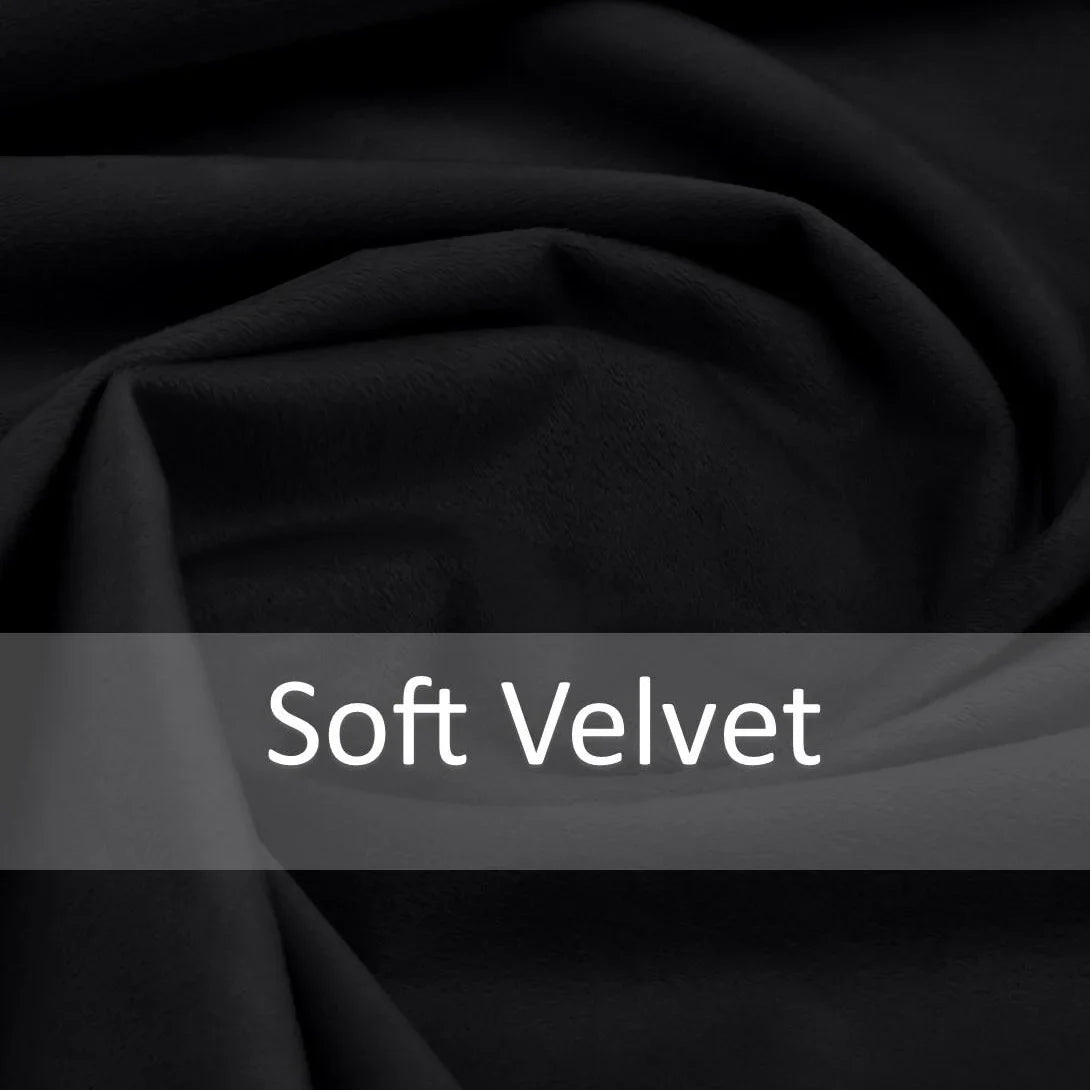 Alan Symonds Diamondo Velvet Blackout Eyelet Ring Top Curtains in Black - Image 8