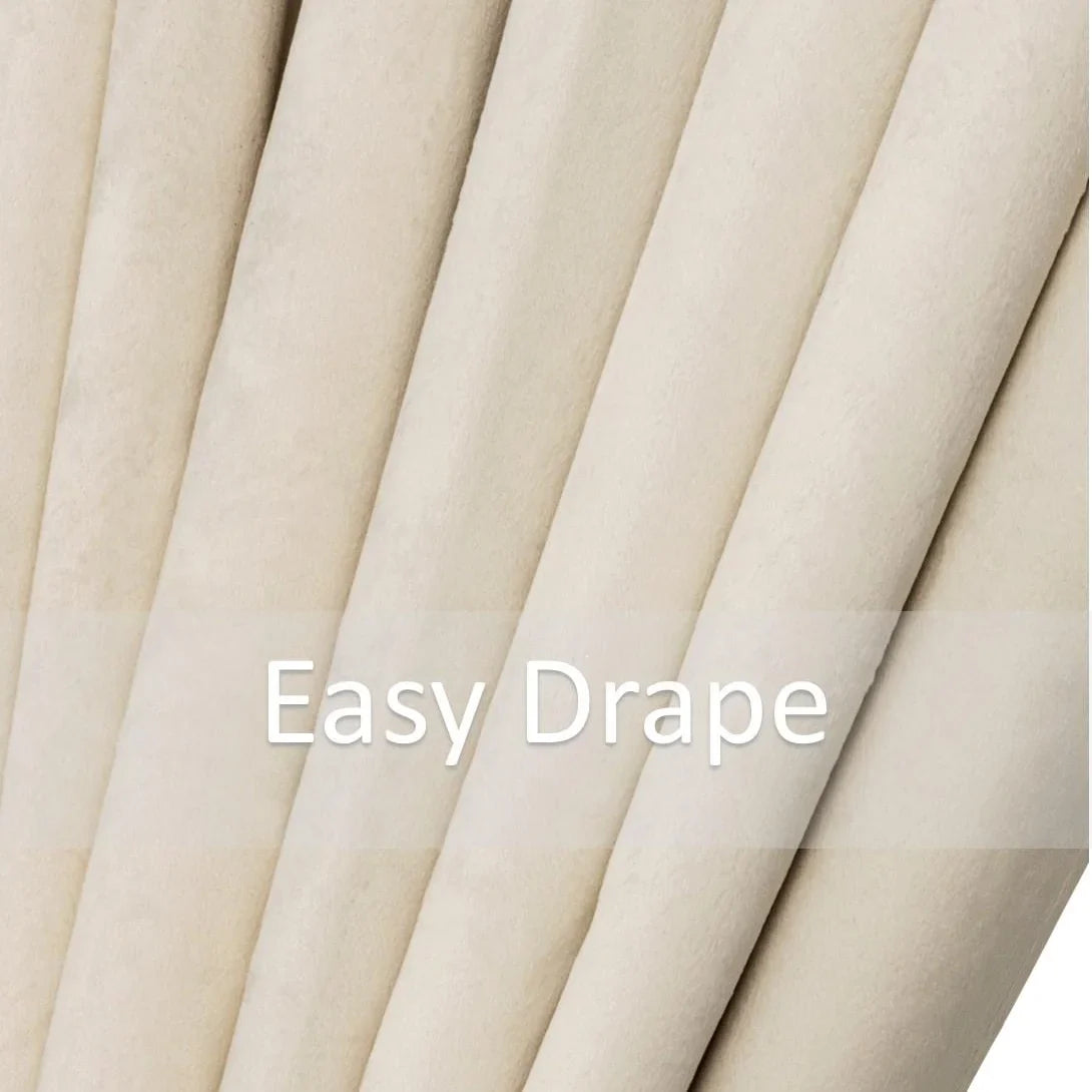 Alan Symonds Diamondo Velvet Blackout Eyelet Ring Top Curtains in Cream - Image 7