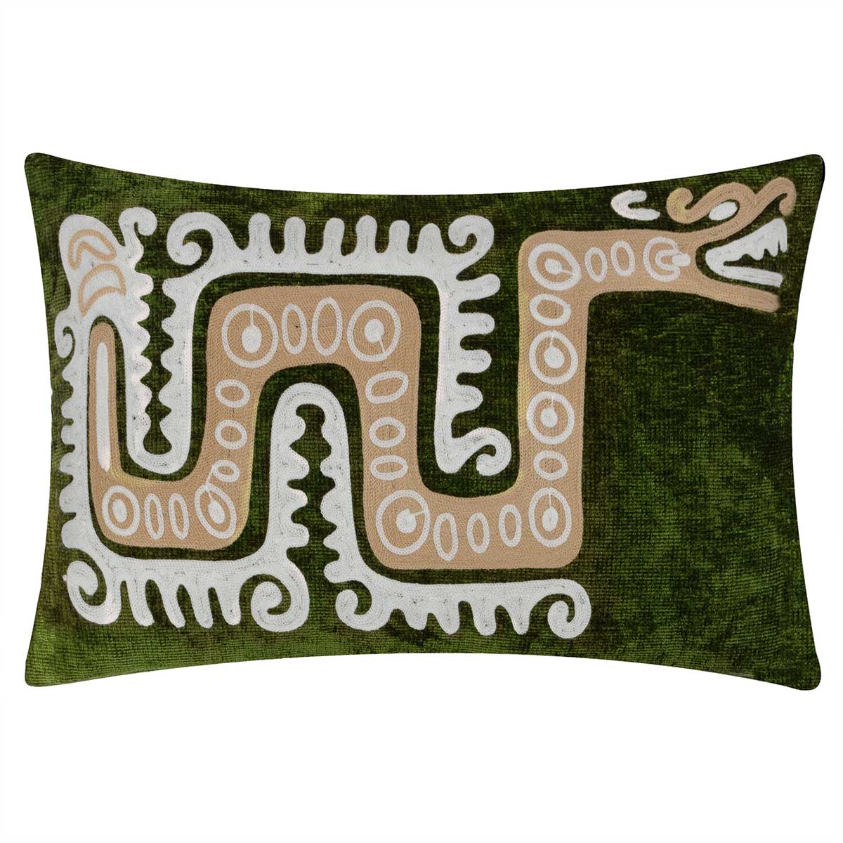 Dynasty Cushion Cover / Filled Cushion by Wylder Tropics 2