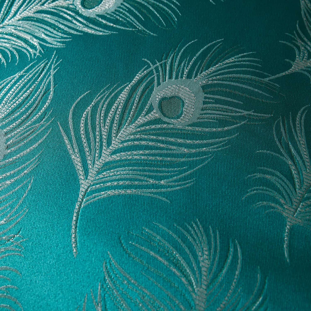 Laurence Llewelyn-Bowen Dandy Jacquard Polycotton Duvet Cover Set - Teal - Dandy Duvet Cover Set In Teal 3