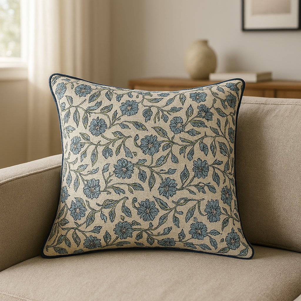 Delphine Cushion Cover / Filled Cushion by Paoletti 5