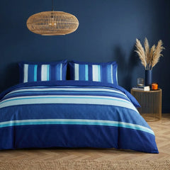 Detroit Blue Duvet Cover Bedding Set