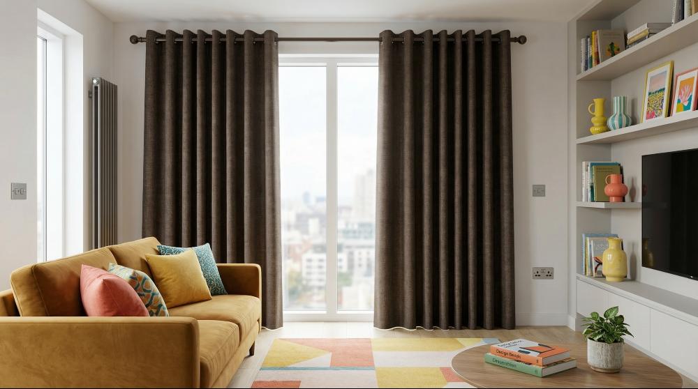 Devonshire Made to Measure Curtains Mushroom 3