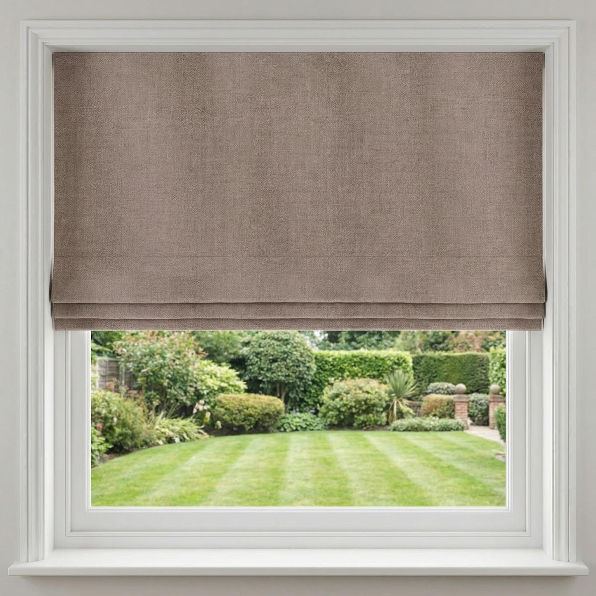 Devonshire Made to Measure Roman Blind Light Grey