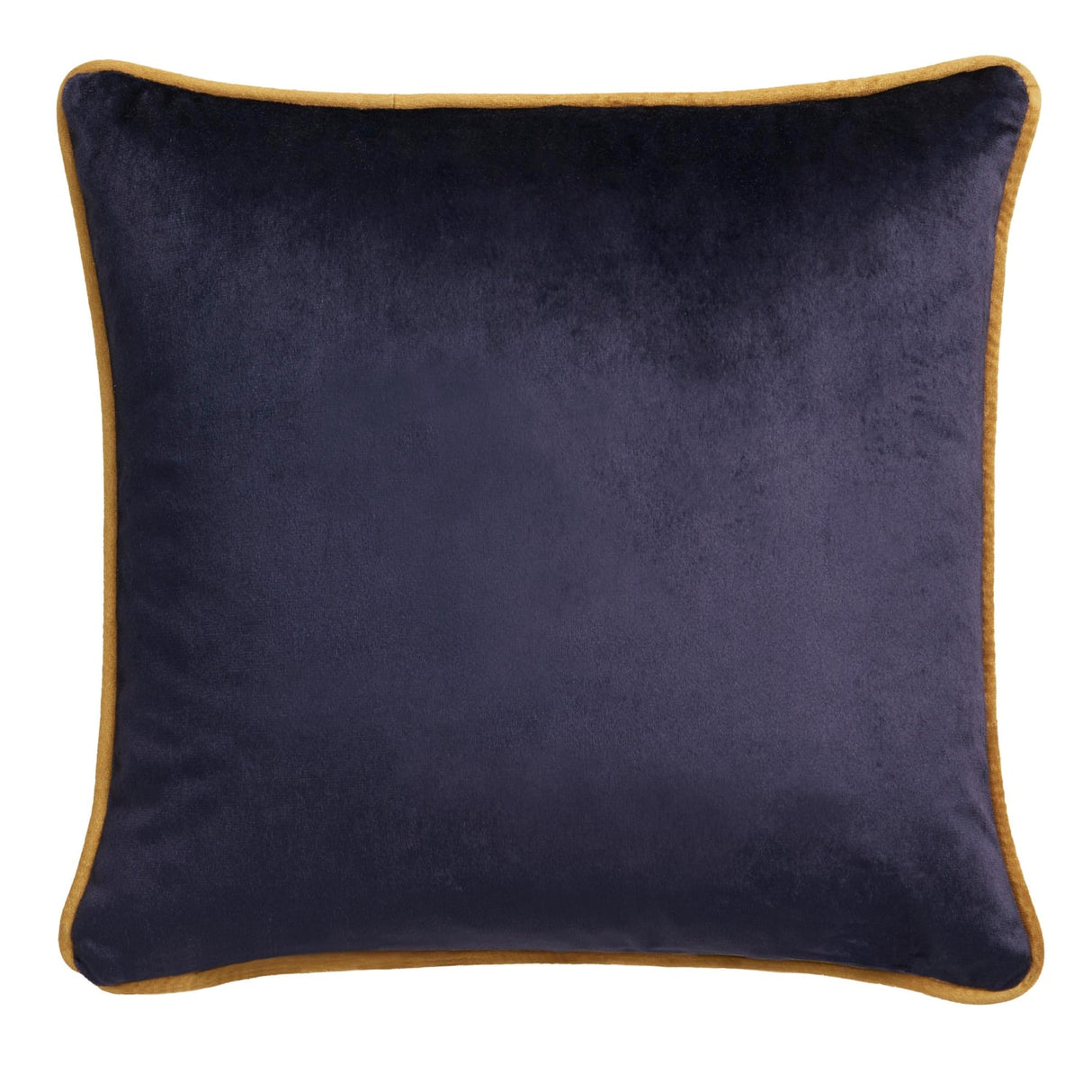 Laurence Llewelyn-Bowen Down the Dilly Blue Ochre Cushion Cover 43cm x 43cm - Ochre - Down The Dilly Cushion In Ochre Blue 43 X 43Cm 3
