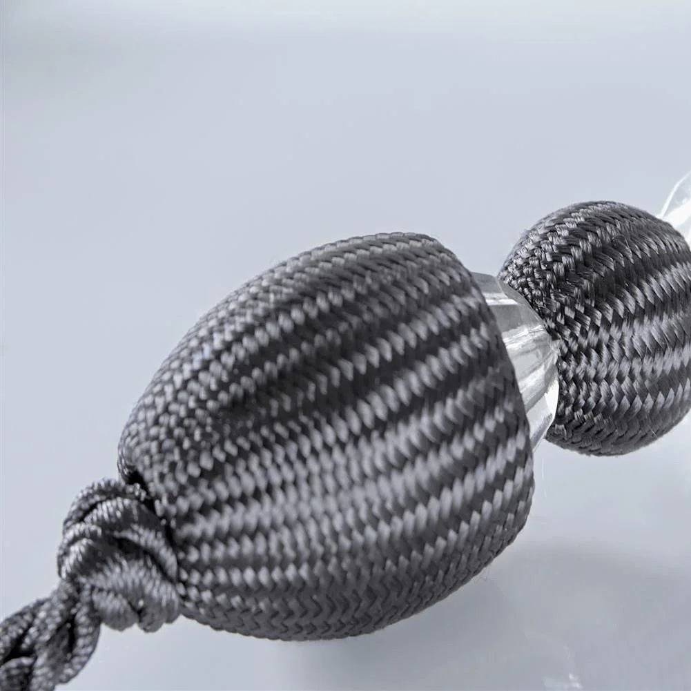 Earl Rope Curtain Tie Back - Single in Charcoal - Image 4