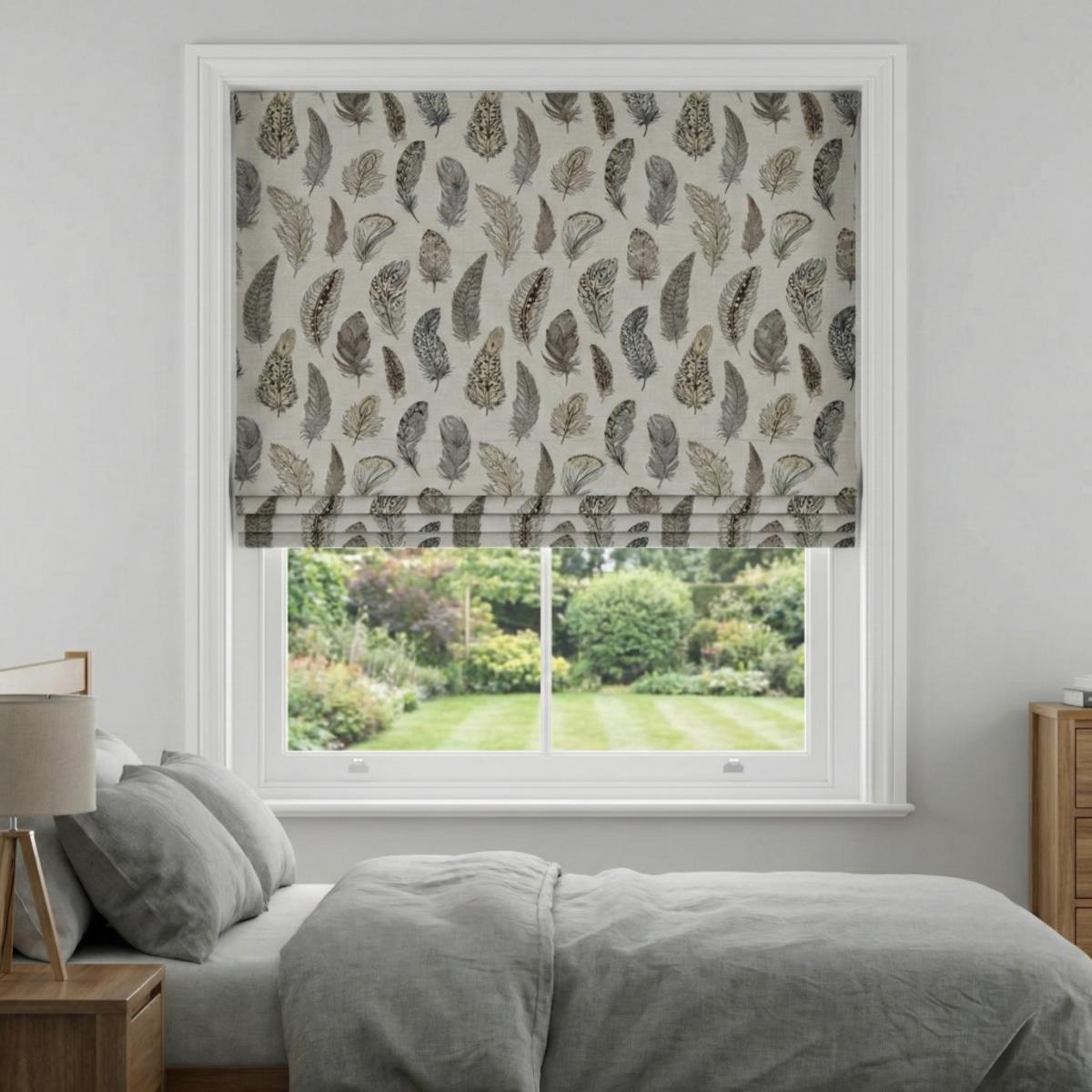 Echo Made to Measure Roman Blind Grey