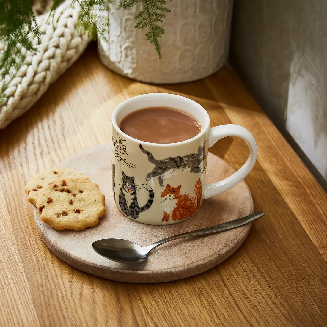 Ulster Weavers Feline Friends Cat Print Bone China Mug