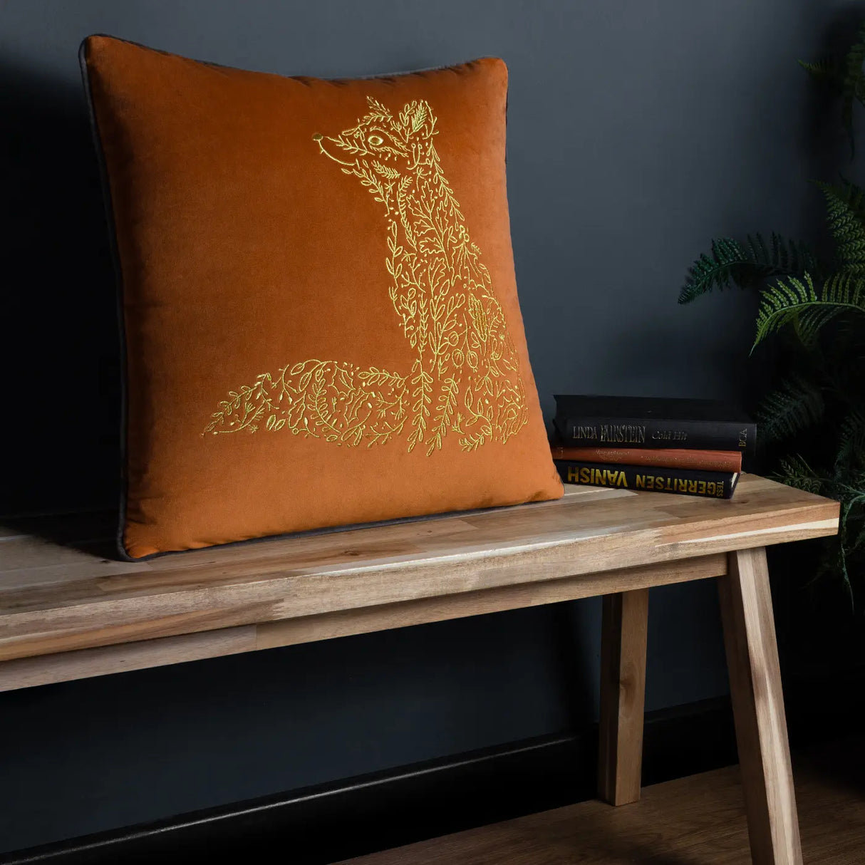 Forest Fauna Fox Cushion Cover 20" x 20" by furn. 6