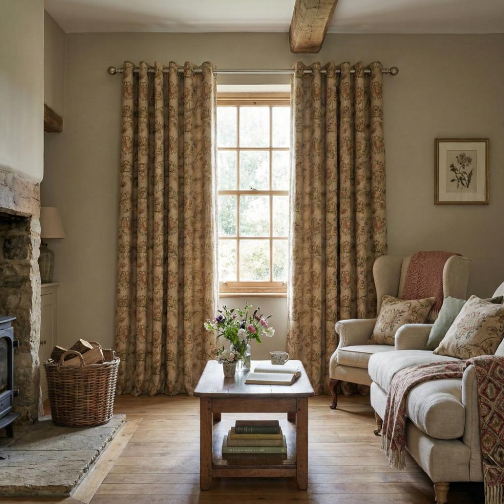 Falda Made to Measure Curtains Natural