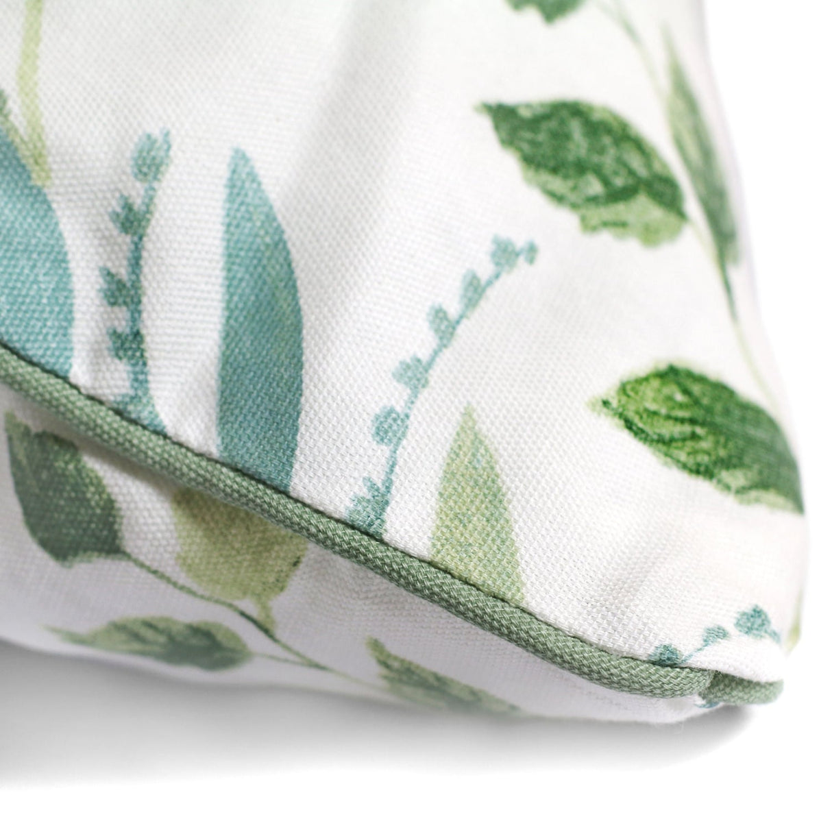 Fernworthy Cotton Cushion Cover Green 43cm x 43cm - Fernworthy Cushion In Green 43 X 43Cm 3