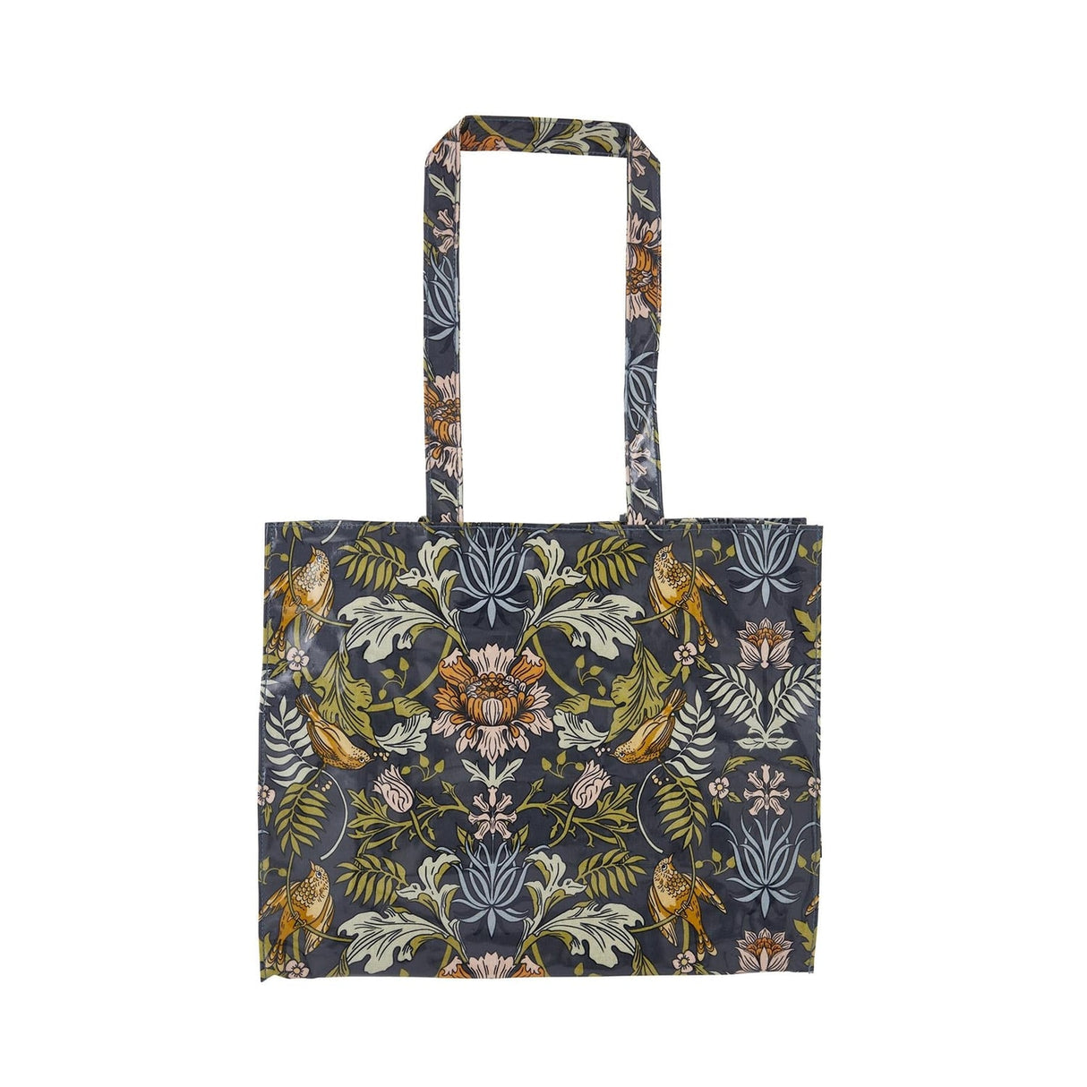 Ulster Weavers Finch & Flower PVC Shoulder Bag - Finch & Flower Shoulder Bag Pvc In Navy 2