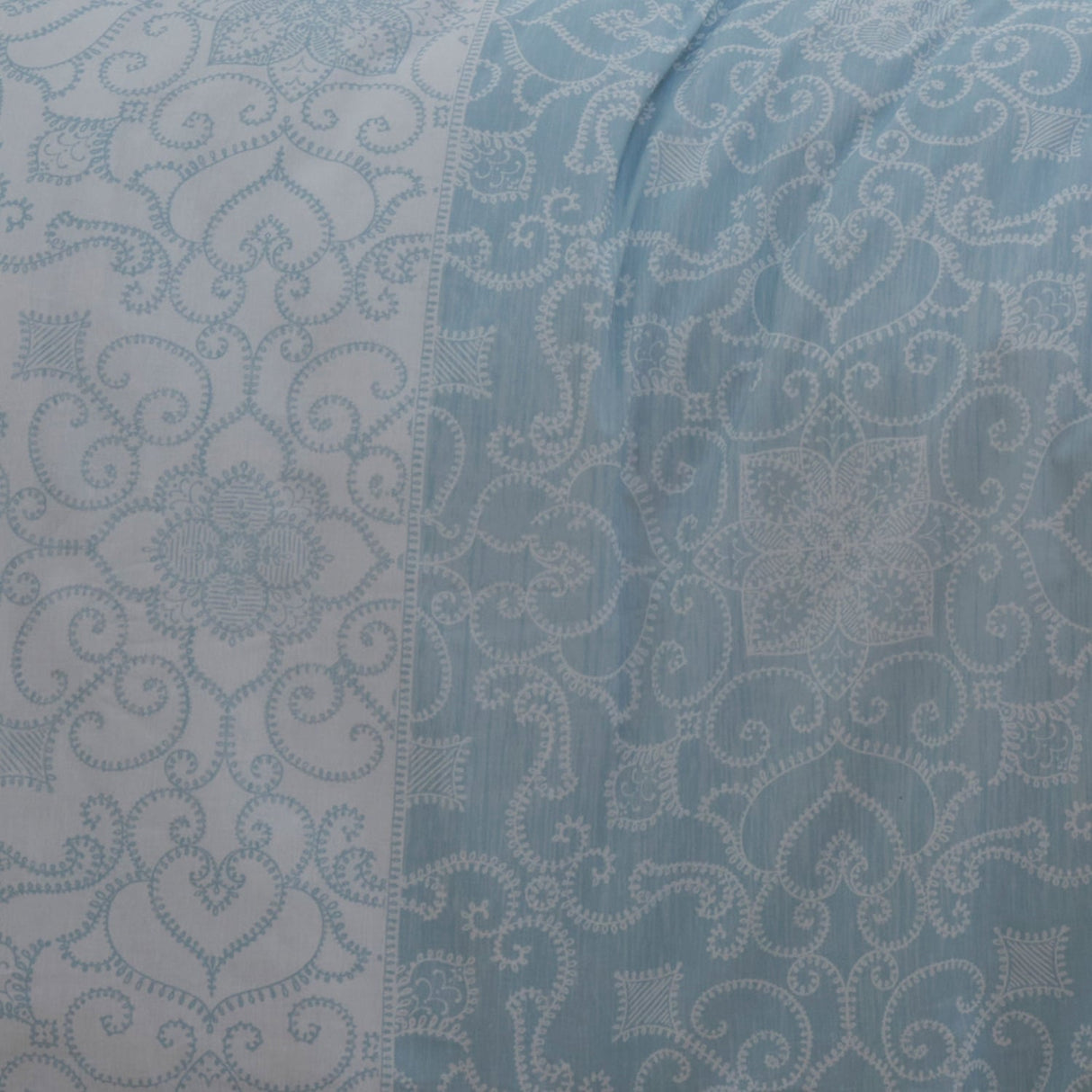 Frampton Floral Polycotton Duvet Cover Set - Frampton Duvet Cover Set In Blue 3