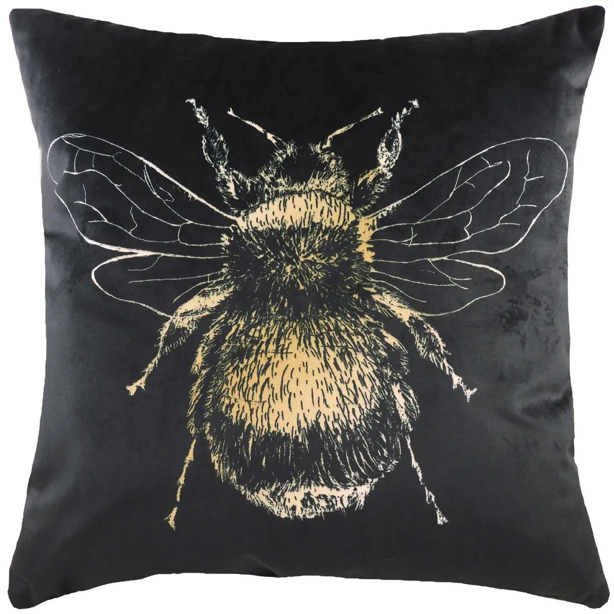 Gold Bee Cushion Cover / Filled Cushion by Evans Lichfield 2