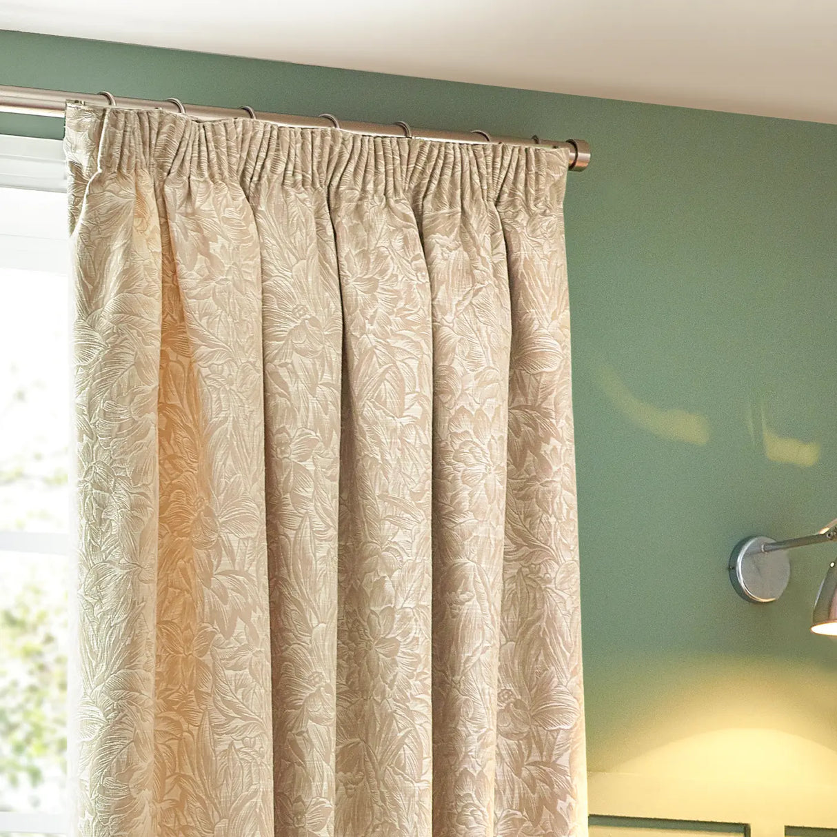 Grantley Tape Top Pencil Pleat Curtains by Wylder