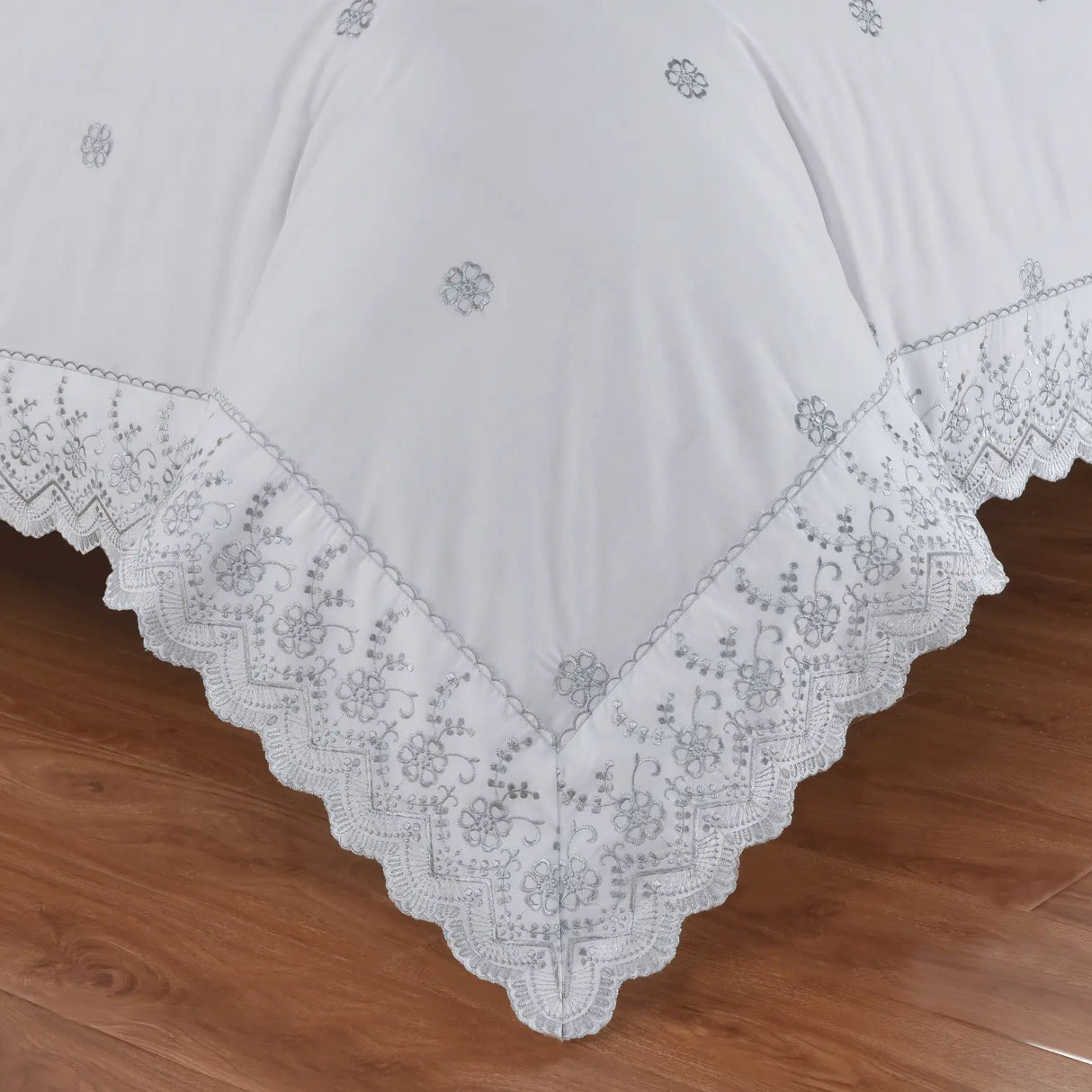 Gabrielle Embroidered Duvet Cover Set by Rapport Home