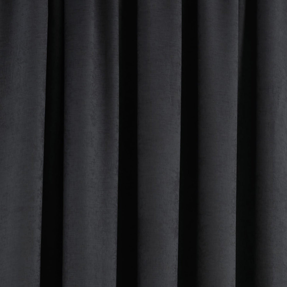 Galaxy Dim Out Woven Thermal Pencil Pleat Curtains - Black Light Filtering - Galaxy Pencil Pleat Curtains In Black 3