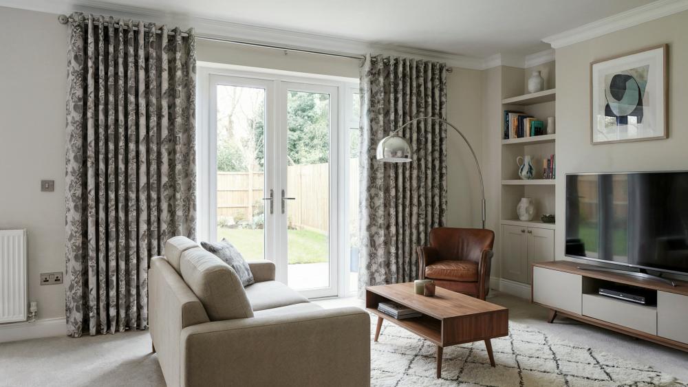 Glebe Made to Measure Curtains Black 3