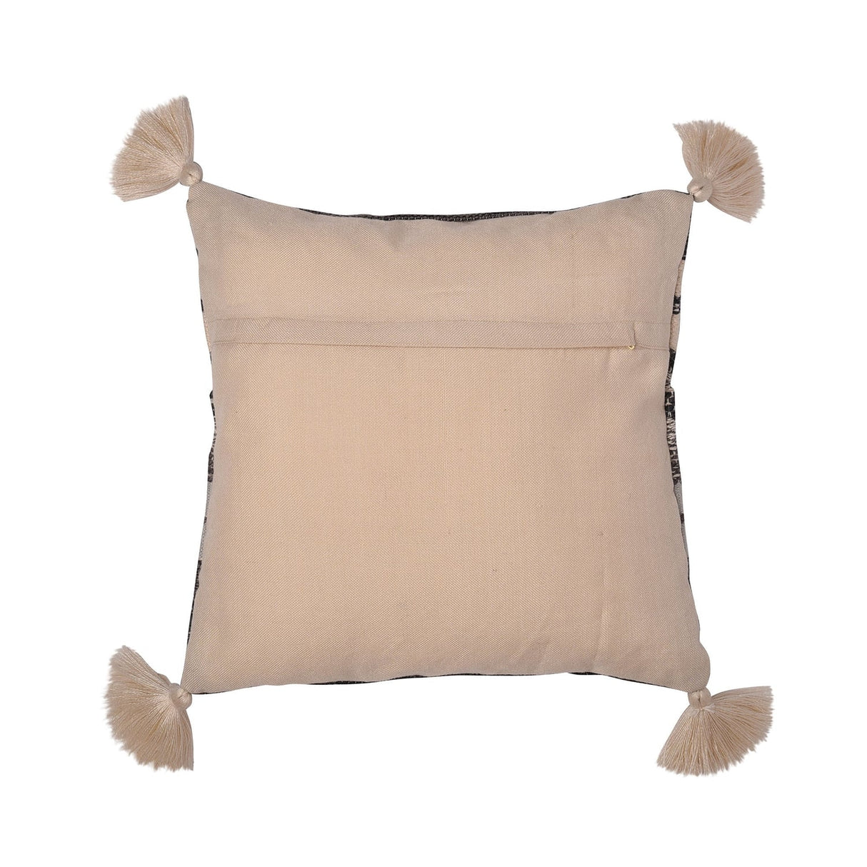 Grayson Outdoor Cushion Cover and Filled Cushion 43cm x 43cm - Black - Grayson Outdoor Cushion In Black 43 X 43Cm 3