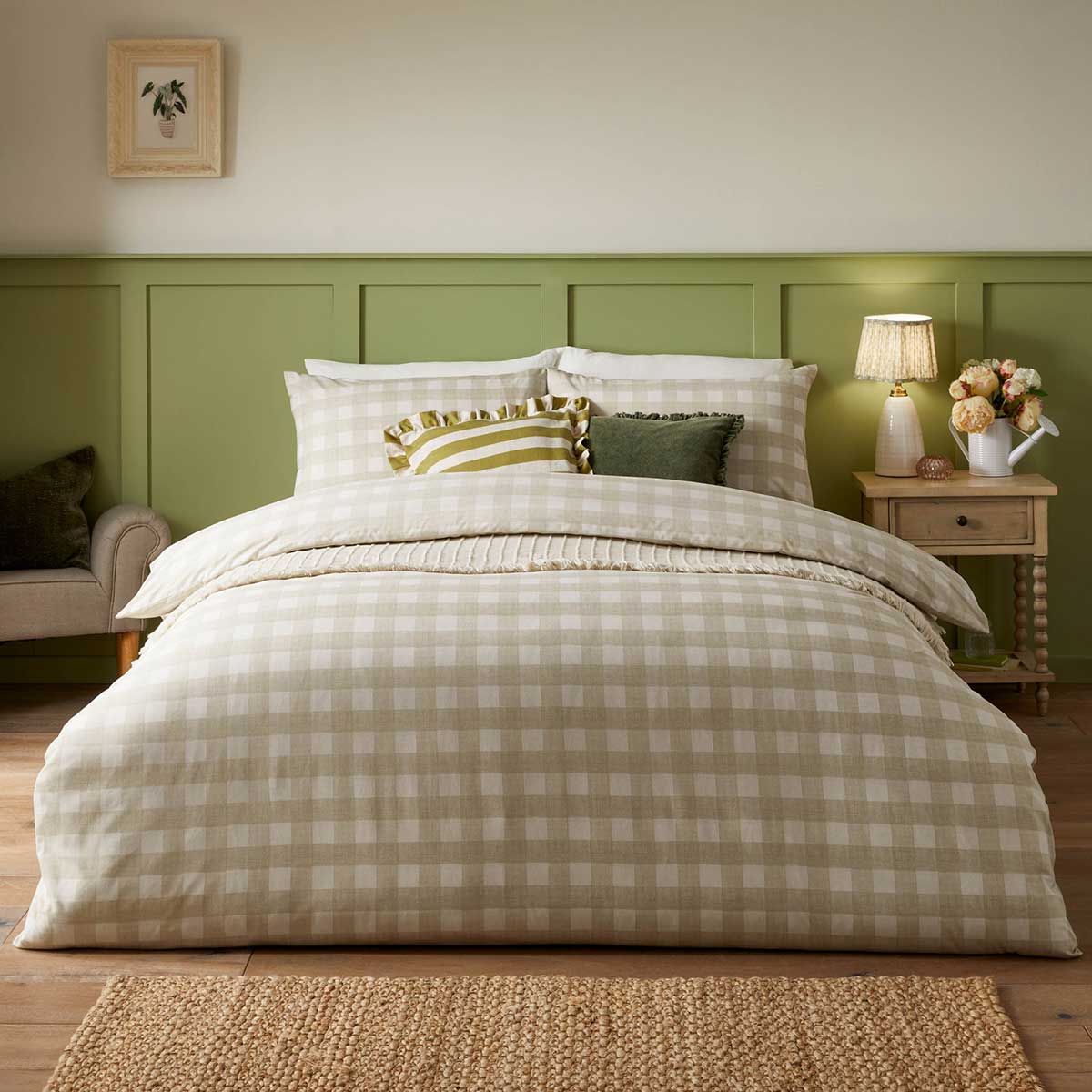 Hartsford Check Duvet Cover Set by furn.