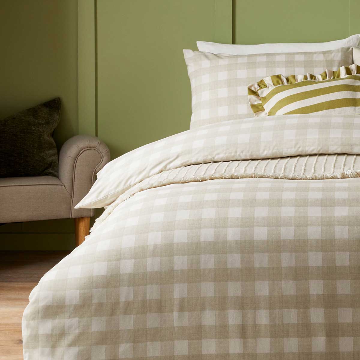 Hartsford Check Duvet Cover Set by furn.