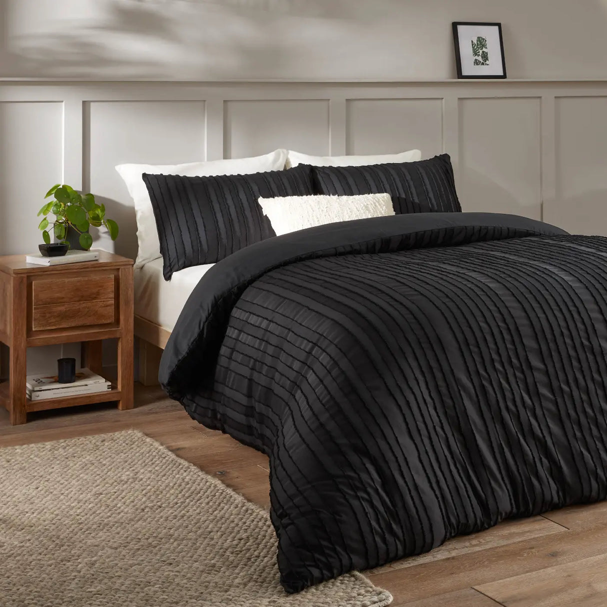 Harrison Stripe Soft Touch Duvet Cover Set by Duvet Day