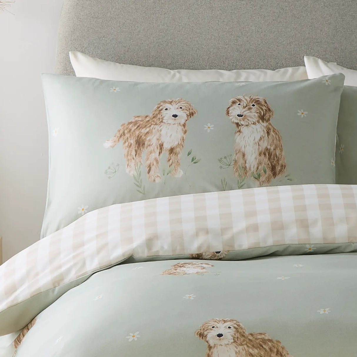 Hattie The Cockapoo Duvet Cover Set by Fusion