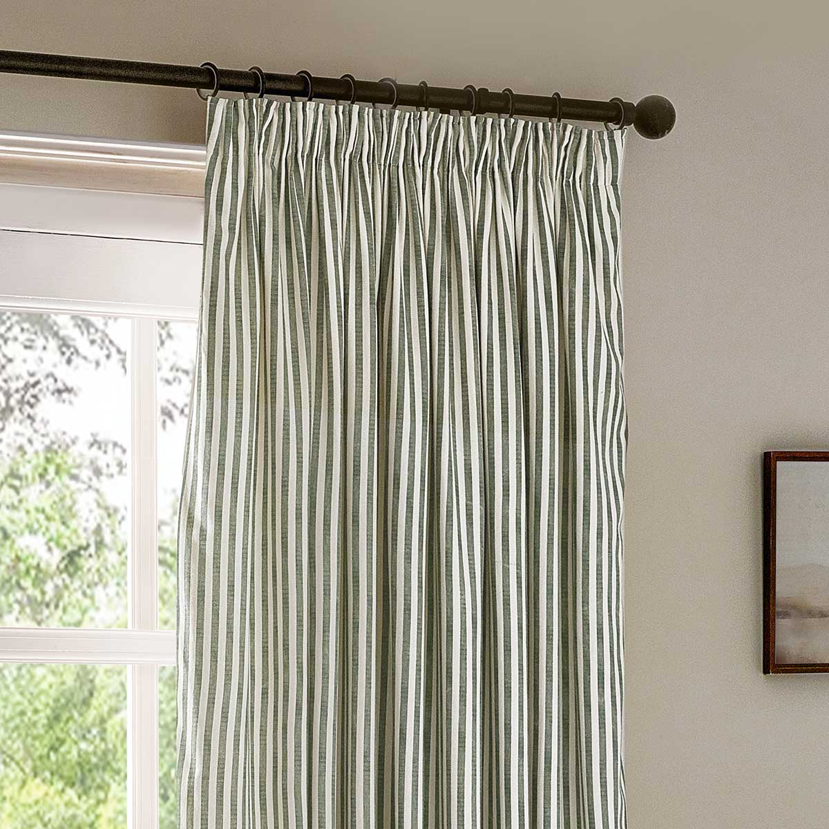 Hebden Lined Tape Top Pencil Pleat Curtains by Yard