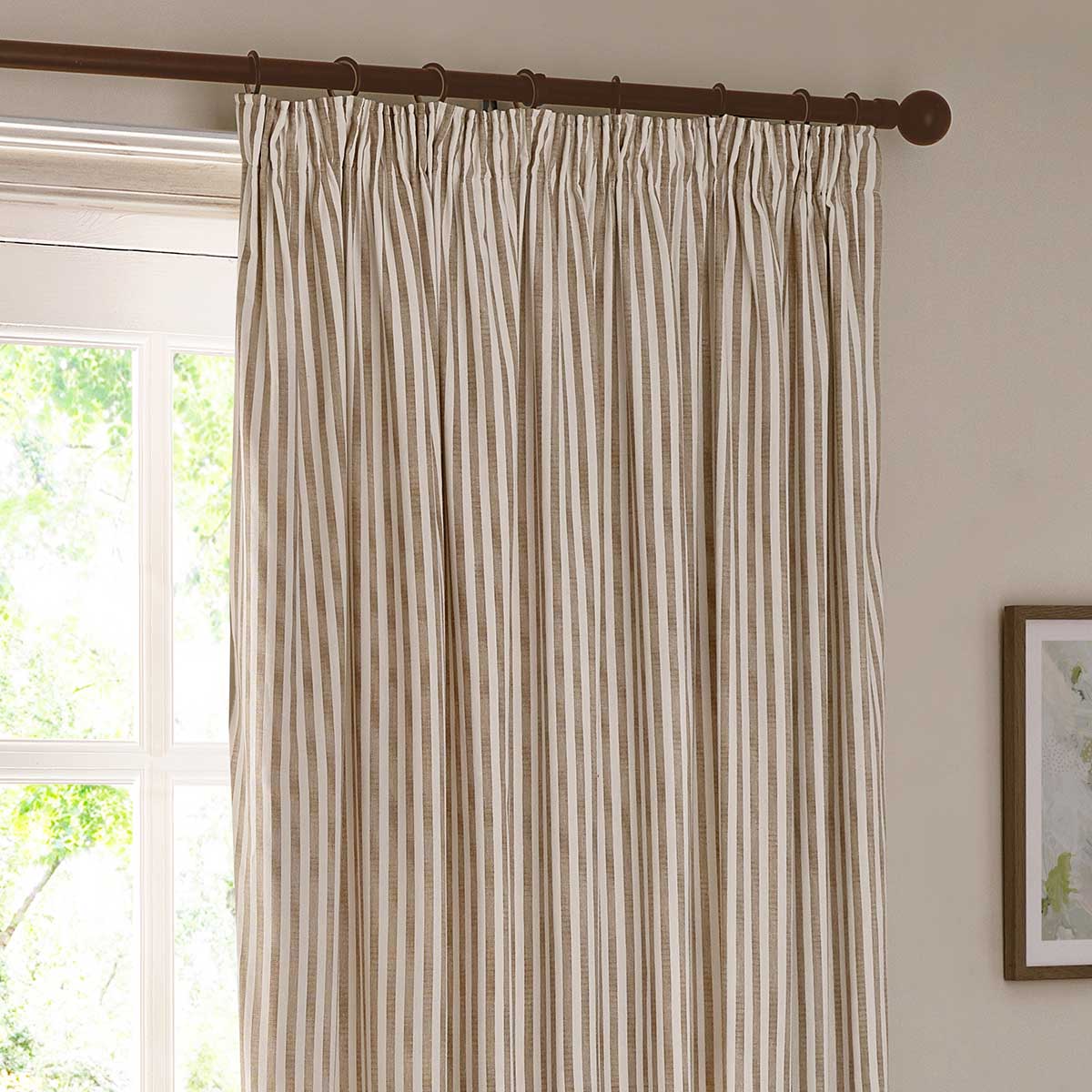 Hebden Lined Tape Top Pencil Pleat Curtains by Yard