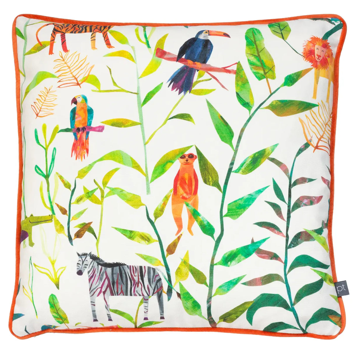 Hide And Seek Cushion Cover 17" x 17" by Prestigious Textiles 6