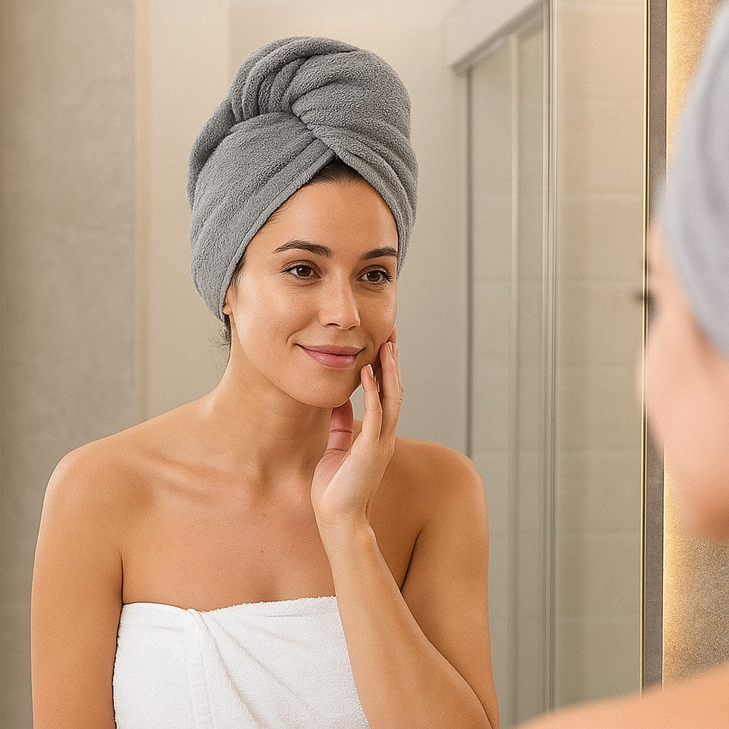 Quick Dry Pack of 2 Hair Turbans by Catherine Lansfield