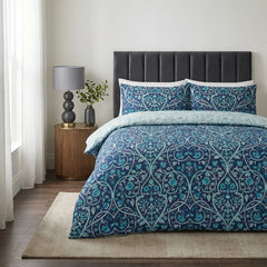 Harrow Blue Duvet Cover Bedding Set