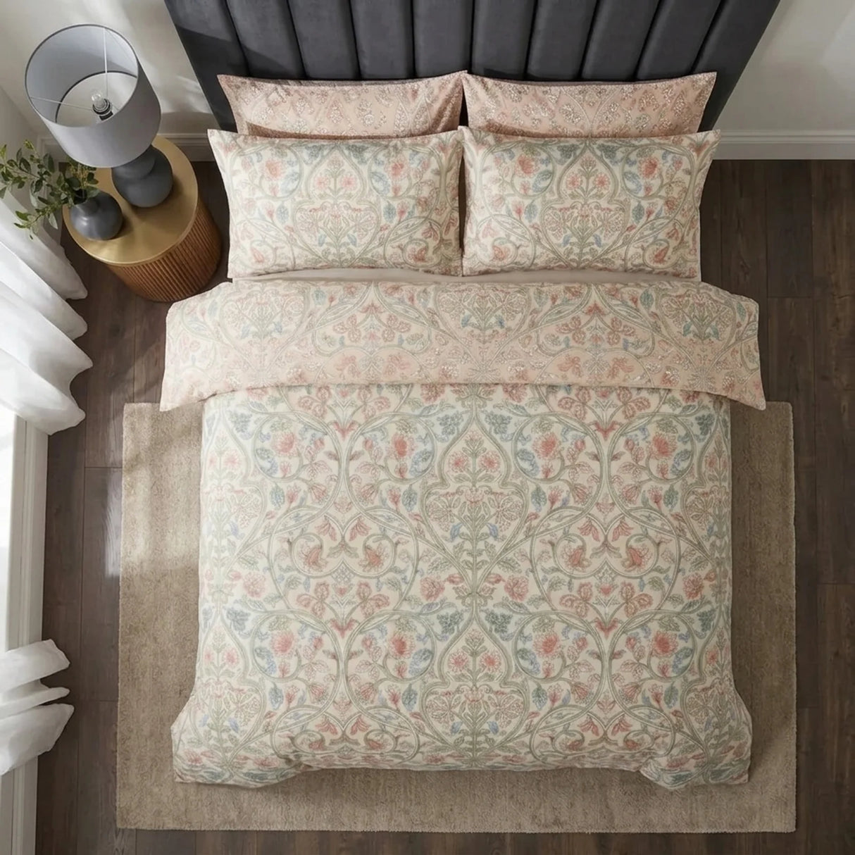 Harrow Natural Duvet Cover Bedding Set-3