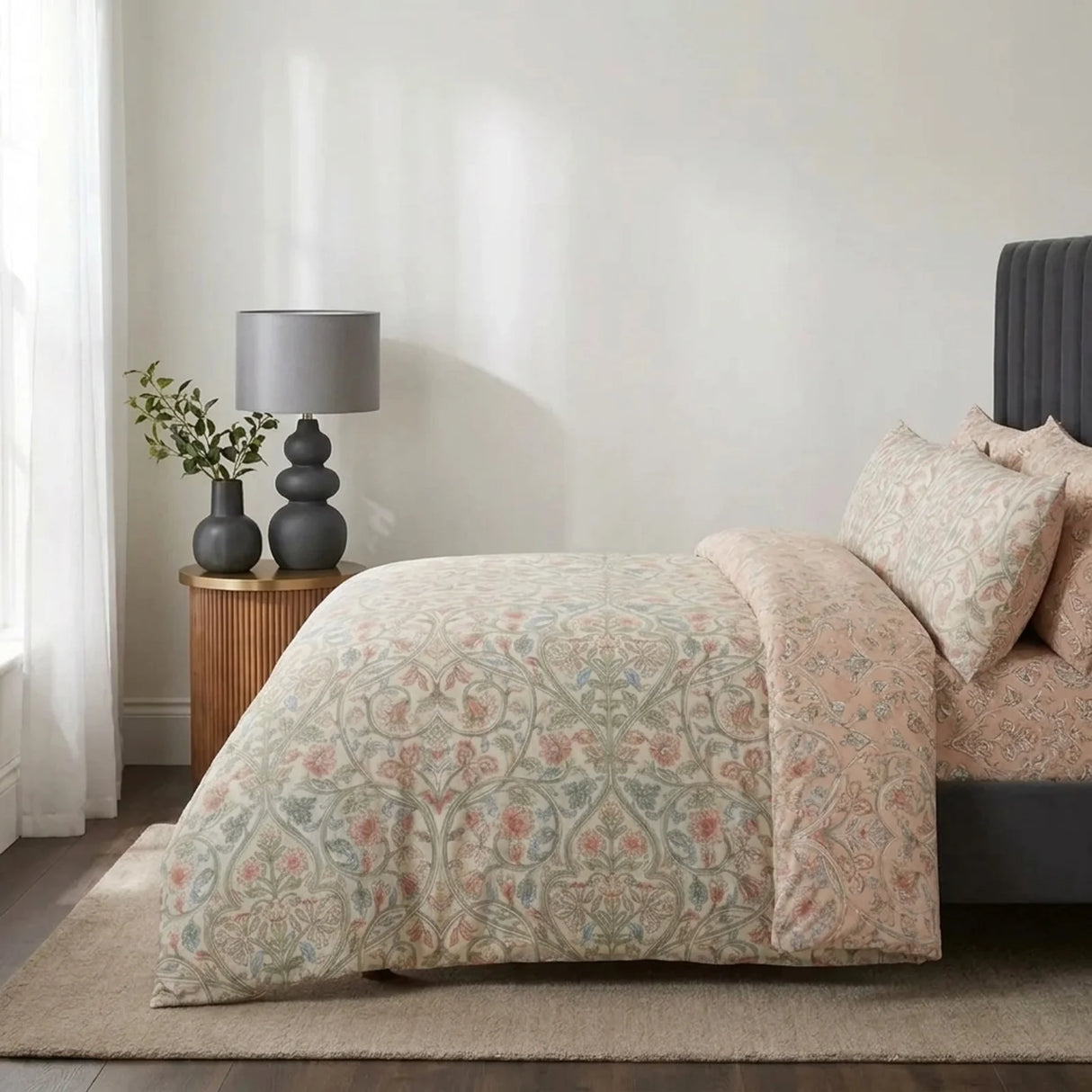 Harrow Natural Duvet Cover Bedding Set-4