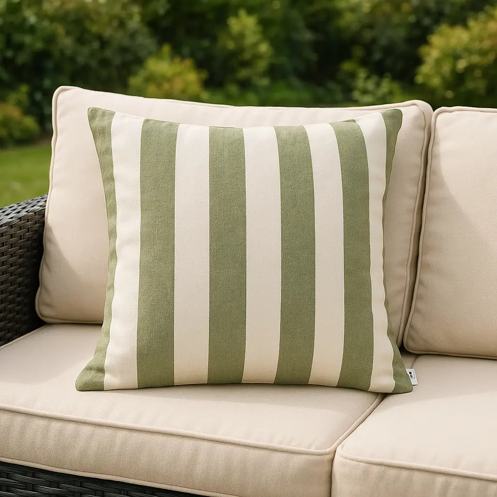 Hayle Outdoor 100% Cotton Moss Cushion Cover or Filled Cushion 50cm x 50cm