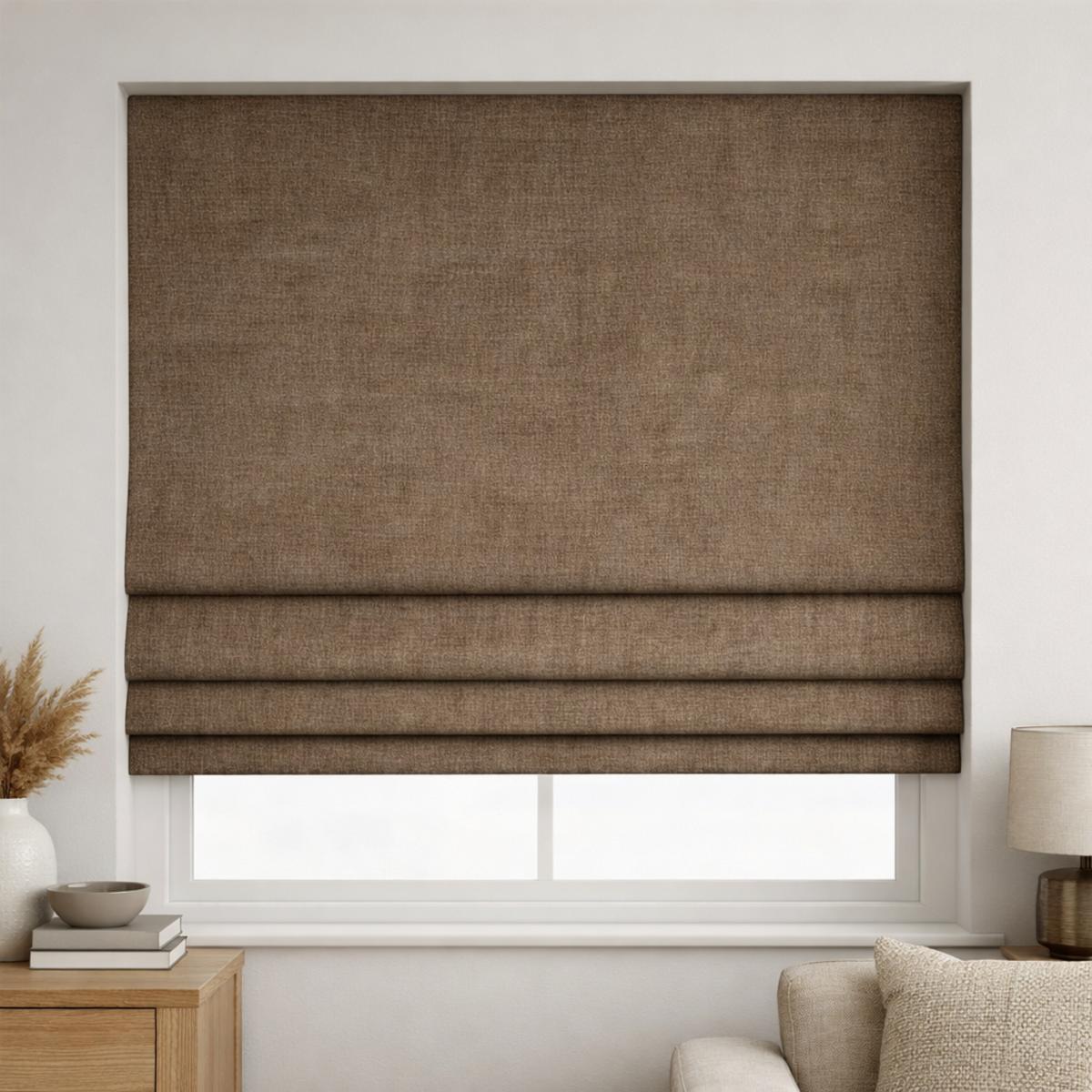 Lille Made to Measure Roman Blind Mink