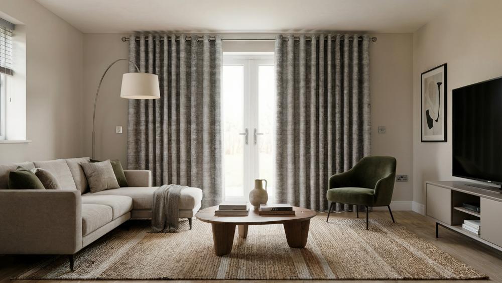 Highbury Made to Measure Curtains Duck Egg 3