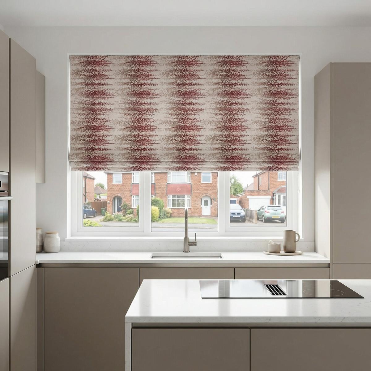Highbury Made to Measure Roman Blind Rosso 2