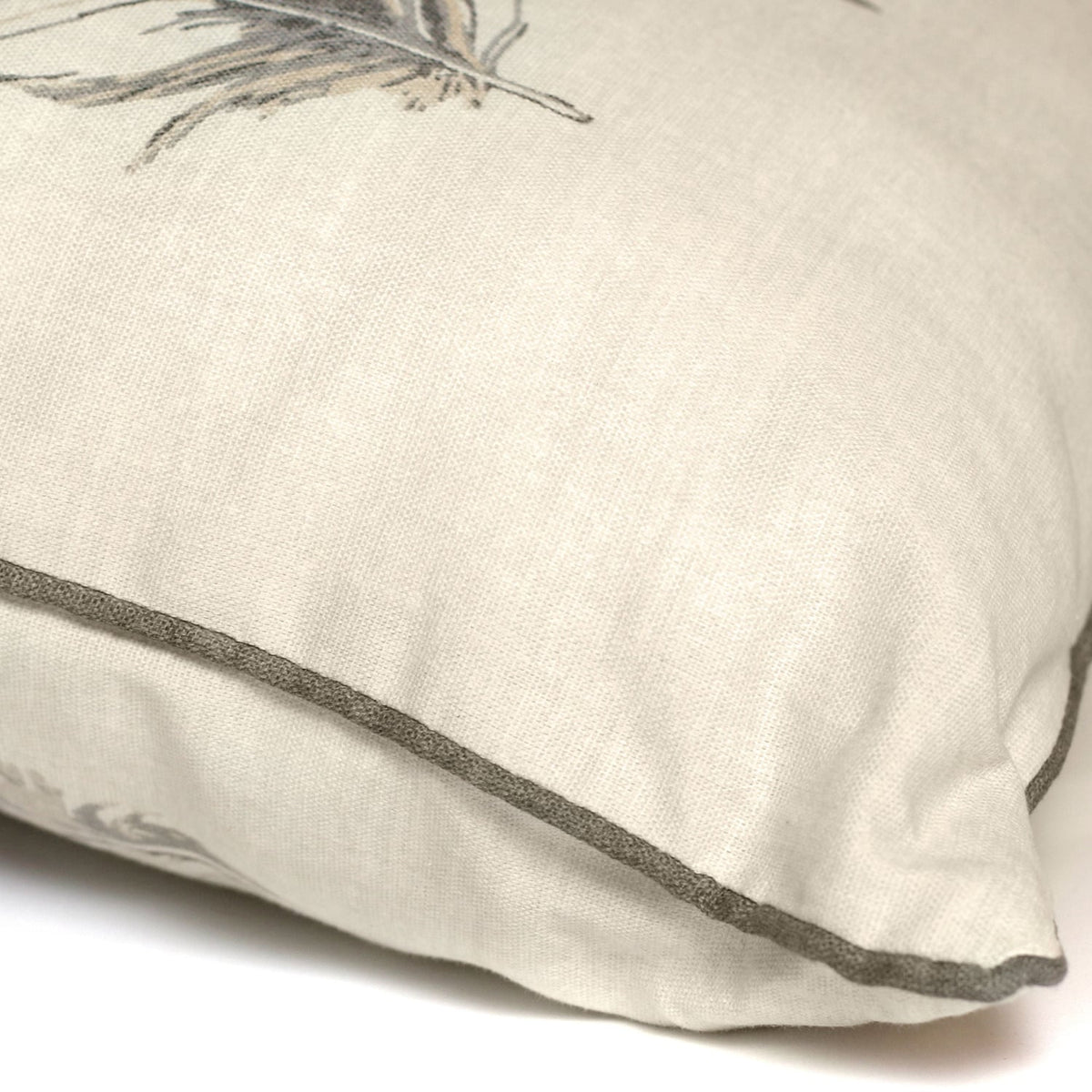 Idaho Grey Cotton Cushion Cover 43cm x 43cm - Idaho Cushion In Charcoal 43 X 43Cm 2