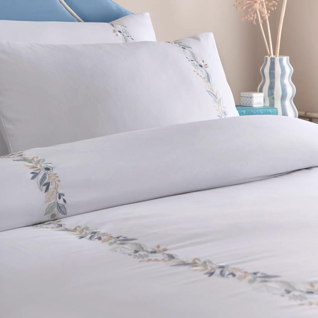 Julianna Embroidered Duvet Cover Set by Appletree