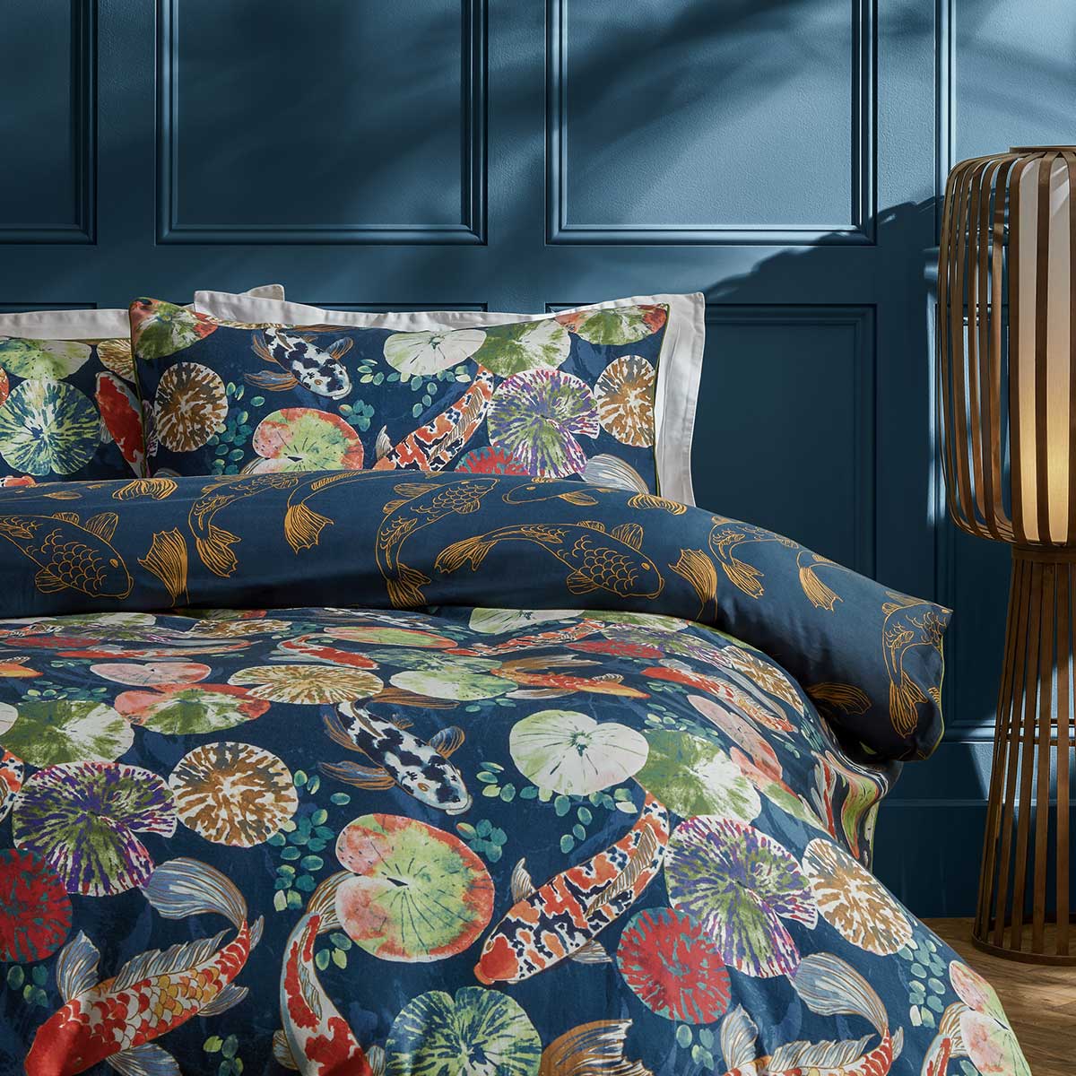 Koi Pond Duvet Cover Set by Paoletti