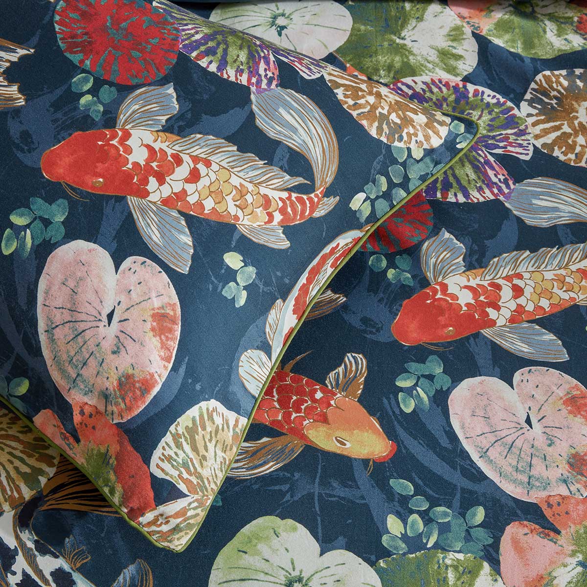 Koi Pond Duvet Cover Set by Paoletti