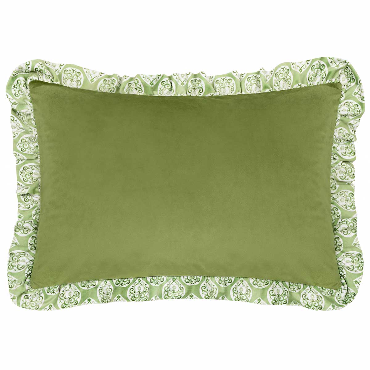 Krissa Block Cushion Cover / Filled Cushion 16" x 24" (40cm x 60cm) by furn. 3