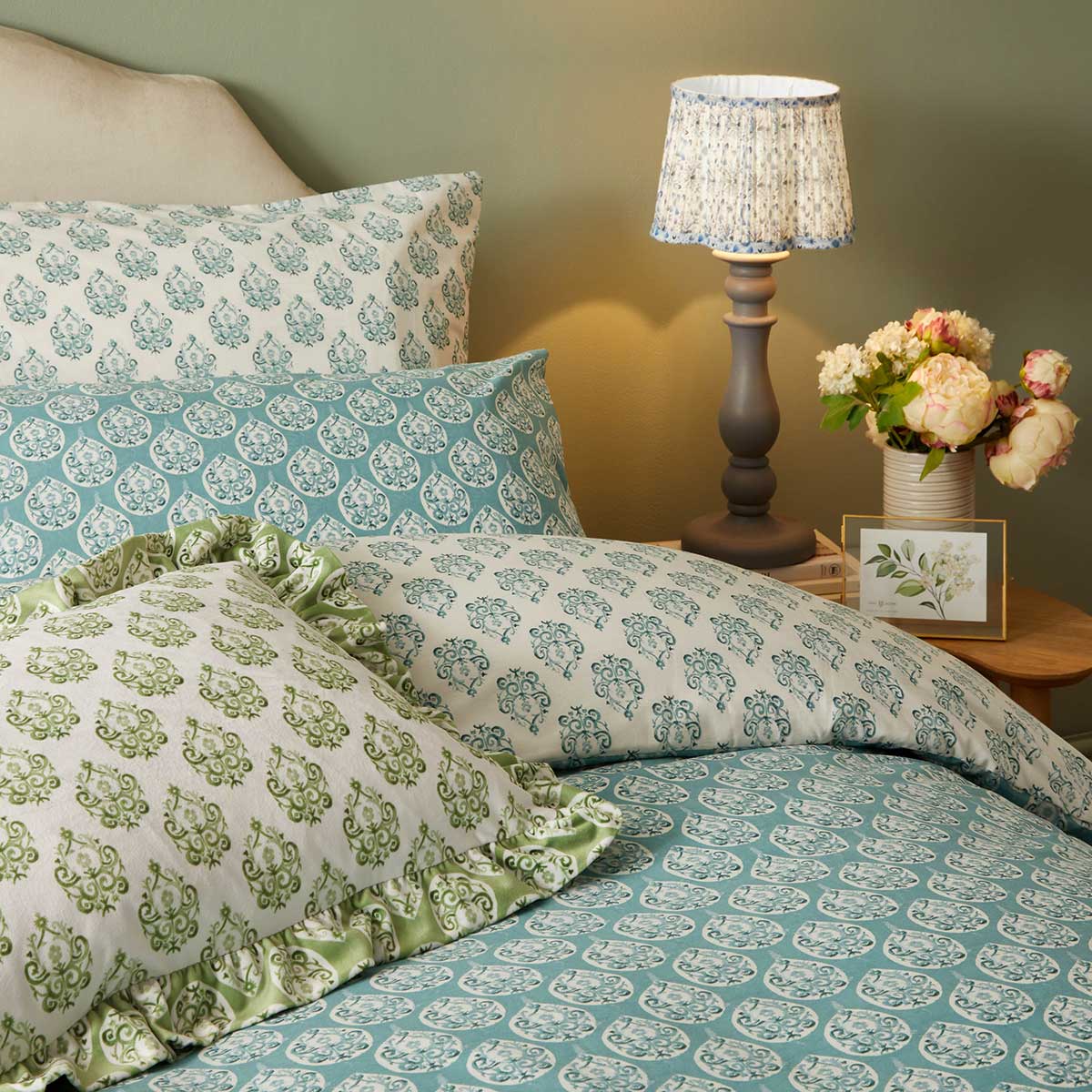 Krissa Block Duvet Cover Set by furn.