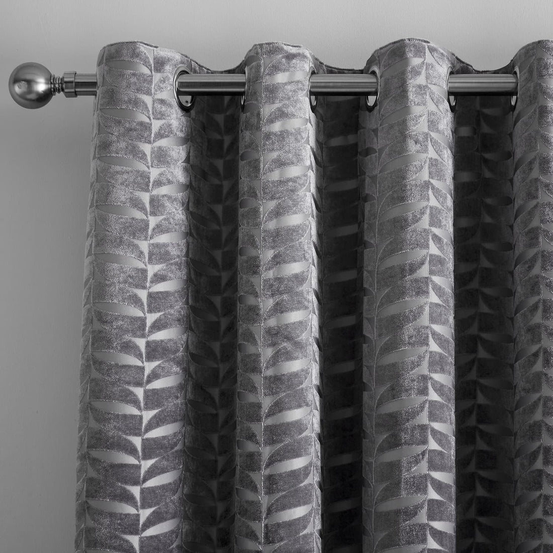 Kendal Lined Charcoal Dimout Eyelet Curtains