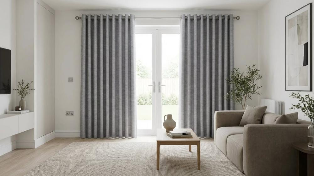 Kent Made to Measure Curtains Dove Grey 3