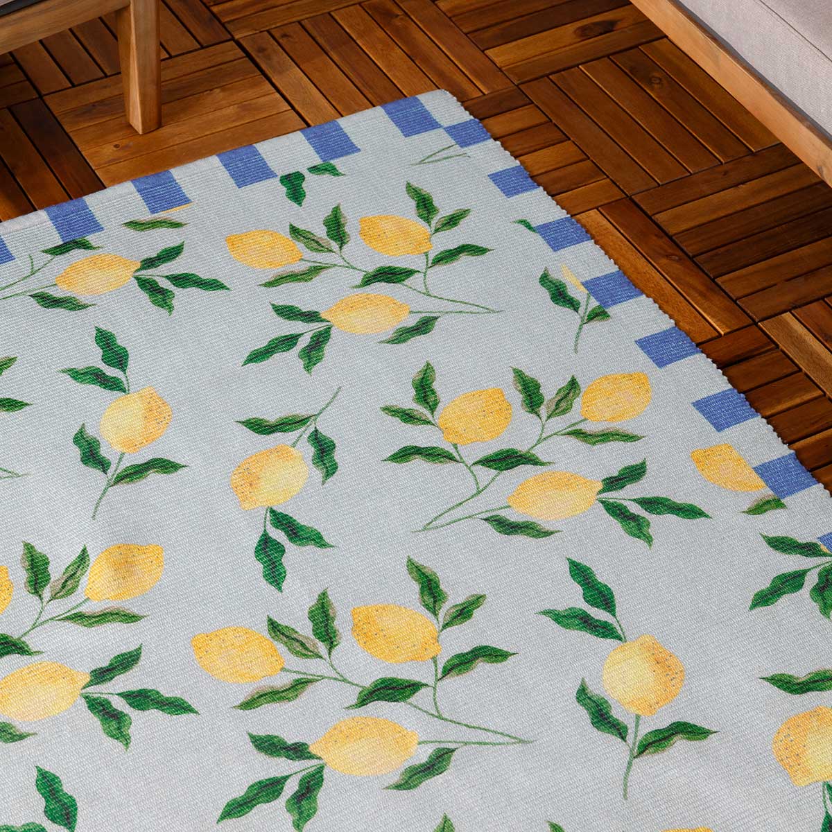 Lemons Outdoor Rug 120cm x 170cm by furn.
